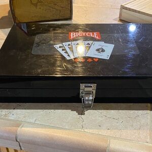 Bicycle Black Playing Card Box